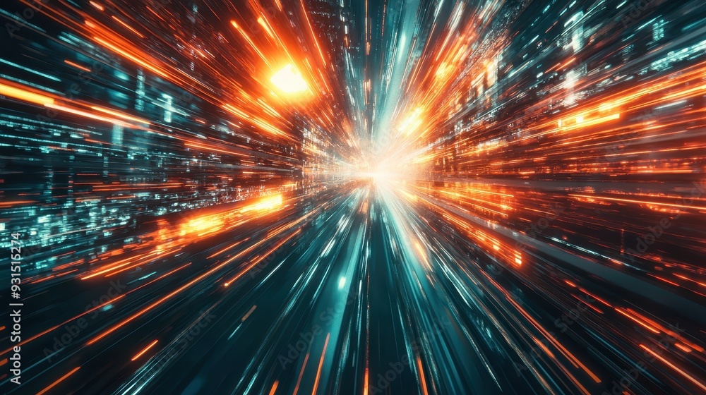 Futuristic technology background