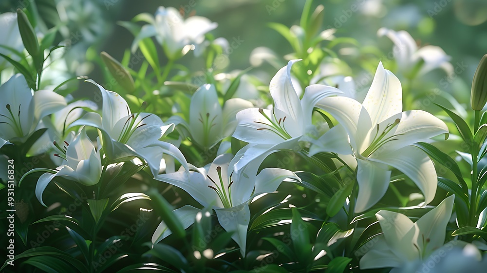 Obraz premium Seamless floral background 