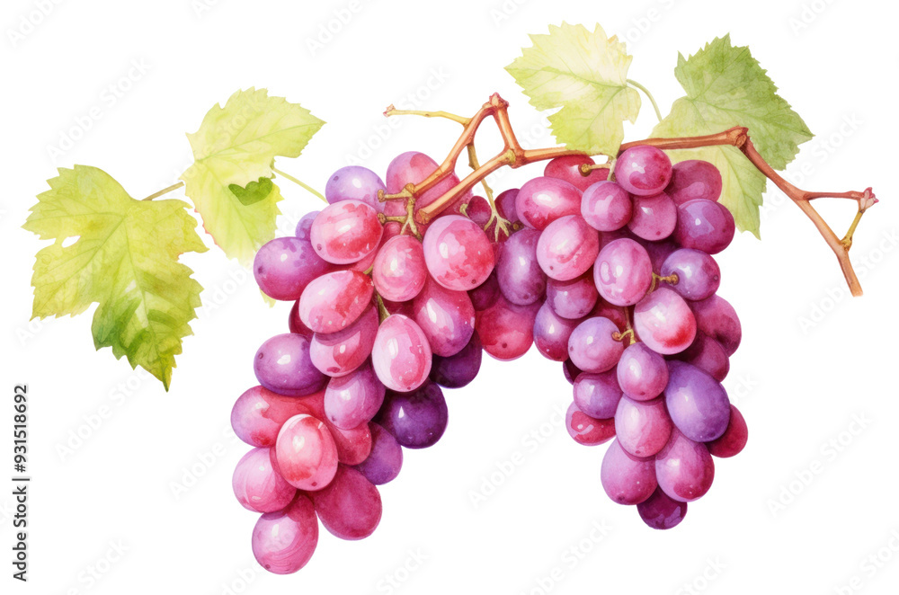 Fototapeta premium PNG Grapes fruit plant food.