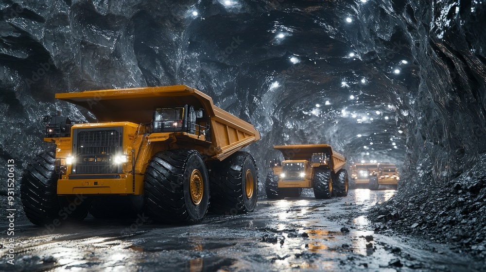 AI-Controlled Autonomous Mining Vehicles: Vehicles autonomously extracting minerals and resources, guided by AI for efficiency and safety. AI-Controlled Autonomous Mining Vehicles: Vehicles autonomously extracting minerals and resources, guided by AI for efficiency and safety.