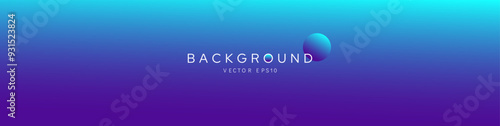 Blue color cool tone gradient background banner, vector design