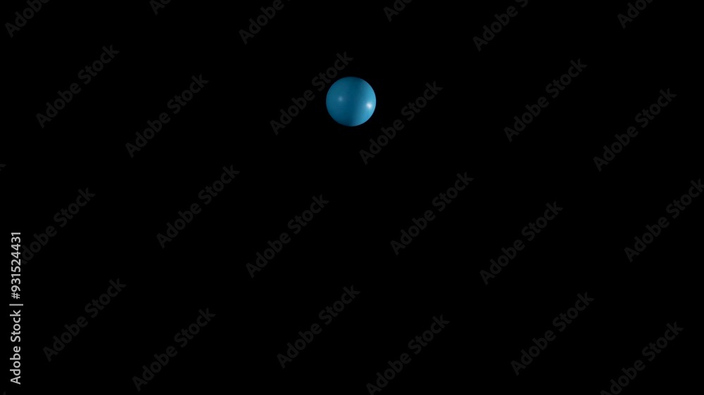 Bouncing Blue Balls in Motion Bouncing Blue Balls in Motion