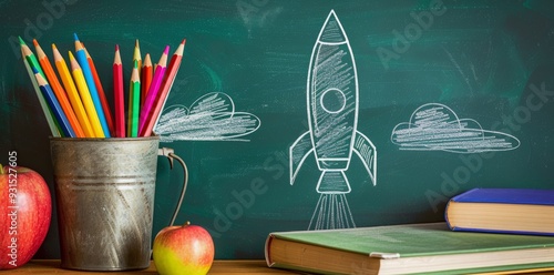 With Rocket Sketch, back to school means books and pencils