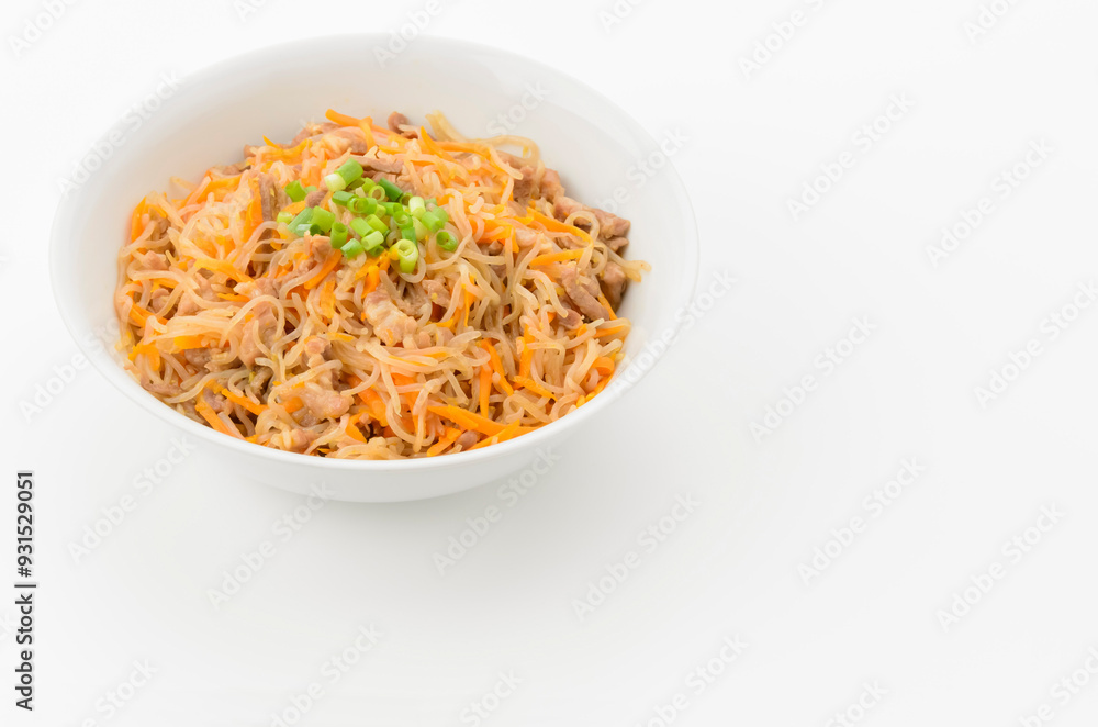 豚肉と糸コンニャクの炒め物