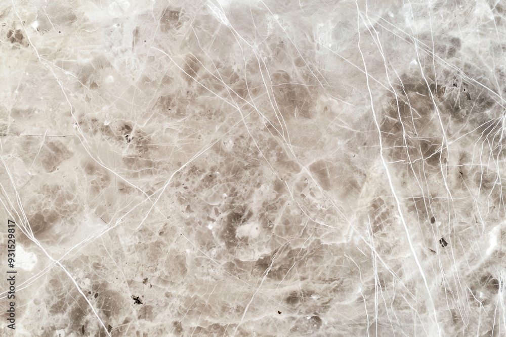 Obraz premium Polished beige marble with fine white veins and earthy tones