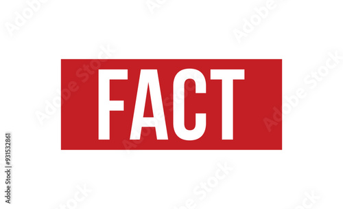 Fact stamp red rubber stamp on white background. Fact stamp sign. Fact stamp.