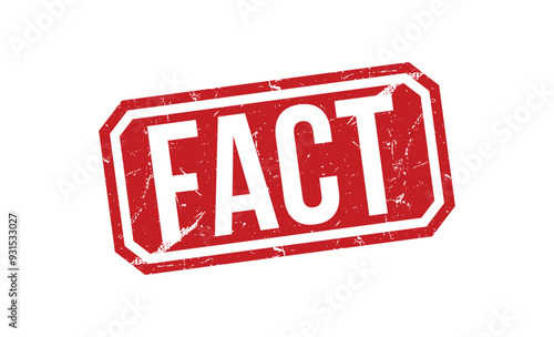 Fact stamp red rubber stamp on white background. Fact stamp sign. Fact stamp.