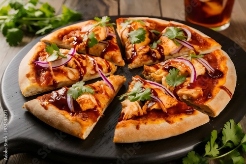 Golden Crust BBQ Chicken Pizza with Tangy Barbecue Sauce