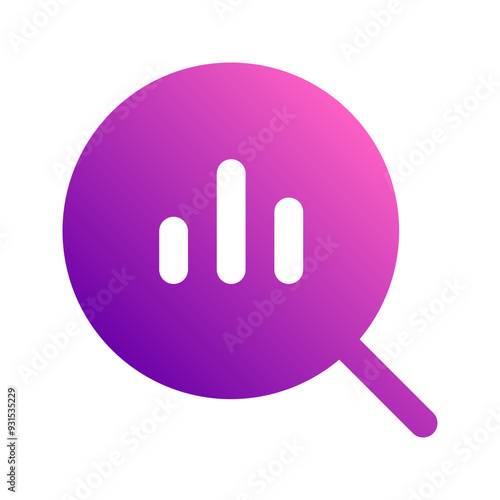 data analyst gradient icon