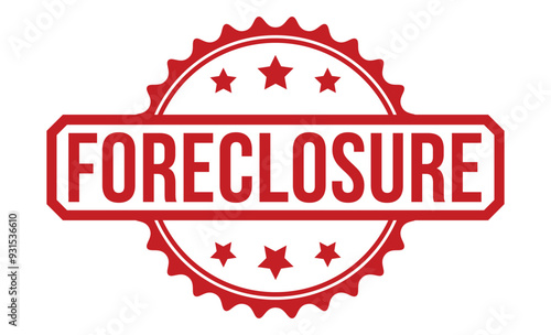 foreclosure Red rubber stamp on white background. foreclosure stamp sign. foreclosure stamp.