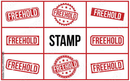 freehold rubber stamp on white background. freehold Stamp.