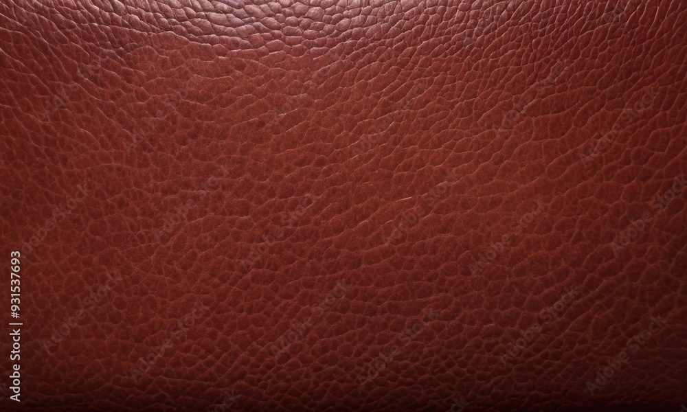 Fototapeta premium Brown leather surface texture background. Generative AI