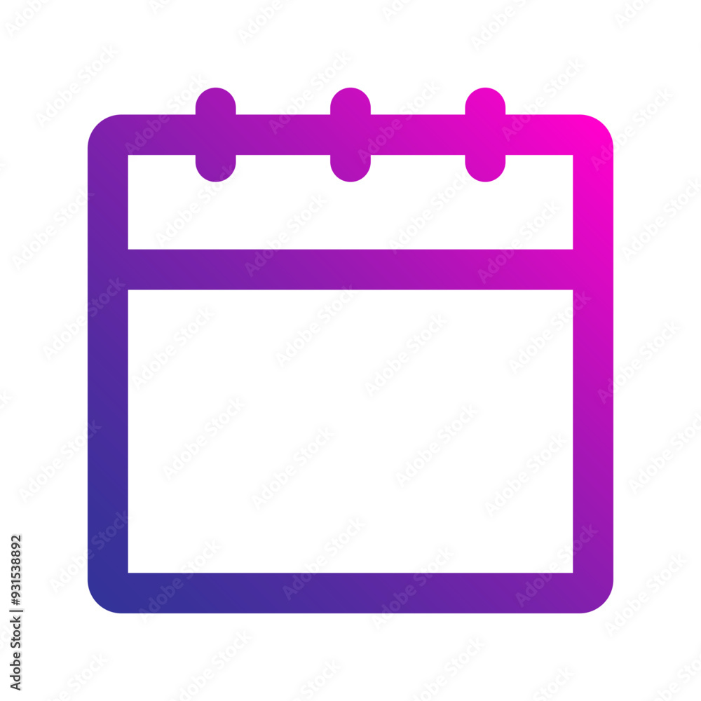 calendar gradient icon calendar gradient icon
