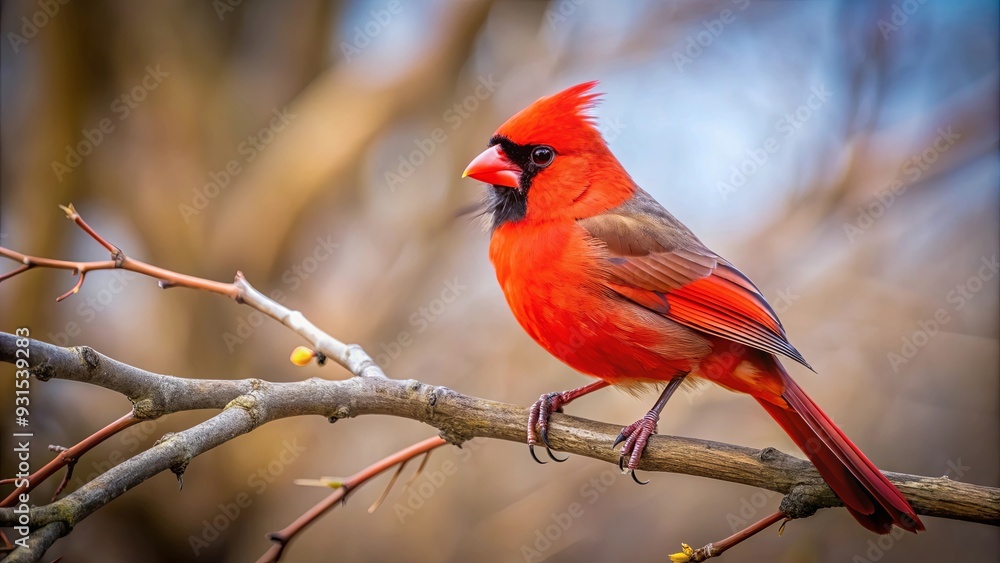 Red cardinal bird perched on a tree branch, red, cardinal, bird, tree, branch, wildlife, nature, outdoors, vibrant Red cardinal bird perched on a tree branch, red, cardinal, bird, tree, branch, wildlife, nature, outdoors, vibrant