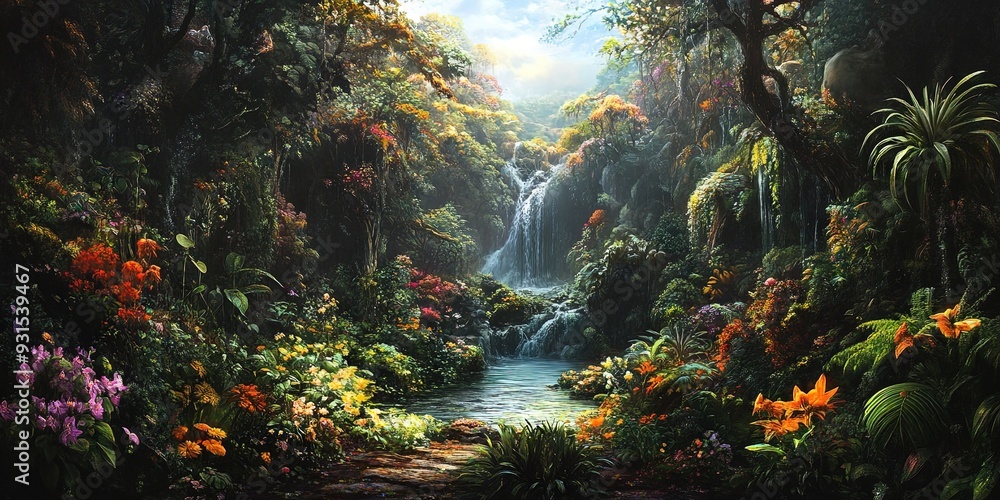Obraz premium garden of eden,