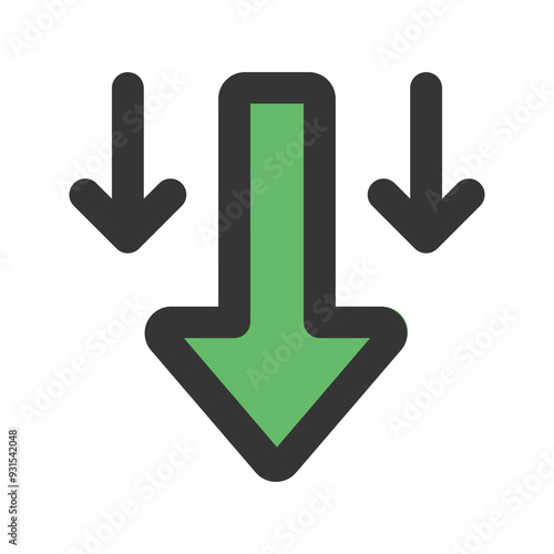 loss outline fill icon