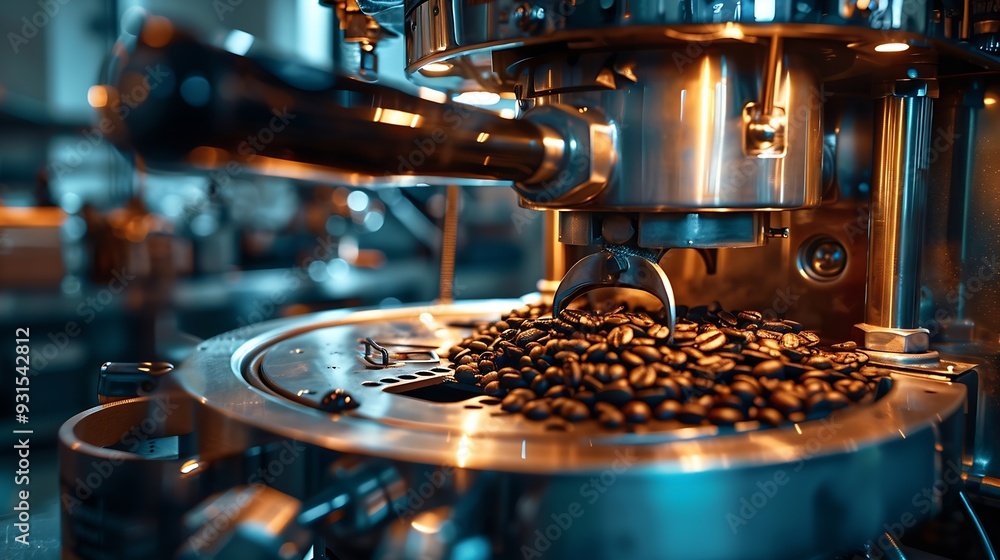 professional coffee bean roasting machine : Generative AI professional coffee bean roasting machine : Generative AI