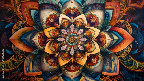 Wallpaper Mural Ornate and Hypnotic Mandala Designs Radiating Mystical Balance and Harmony Torontodigital.ca