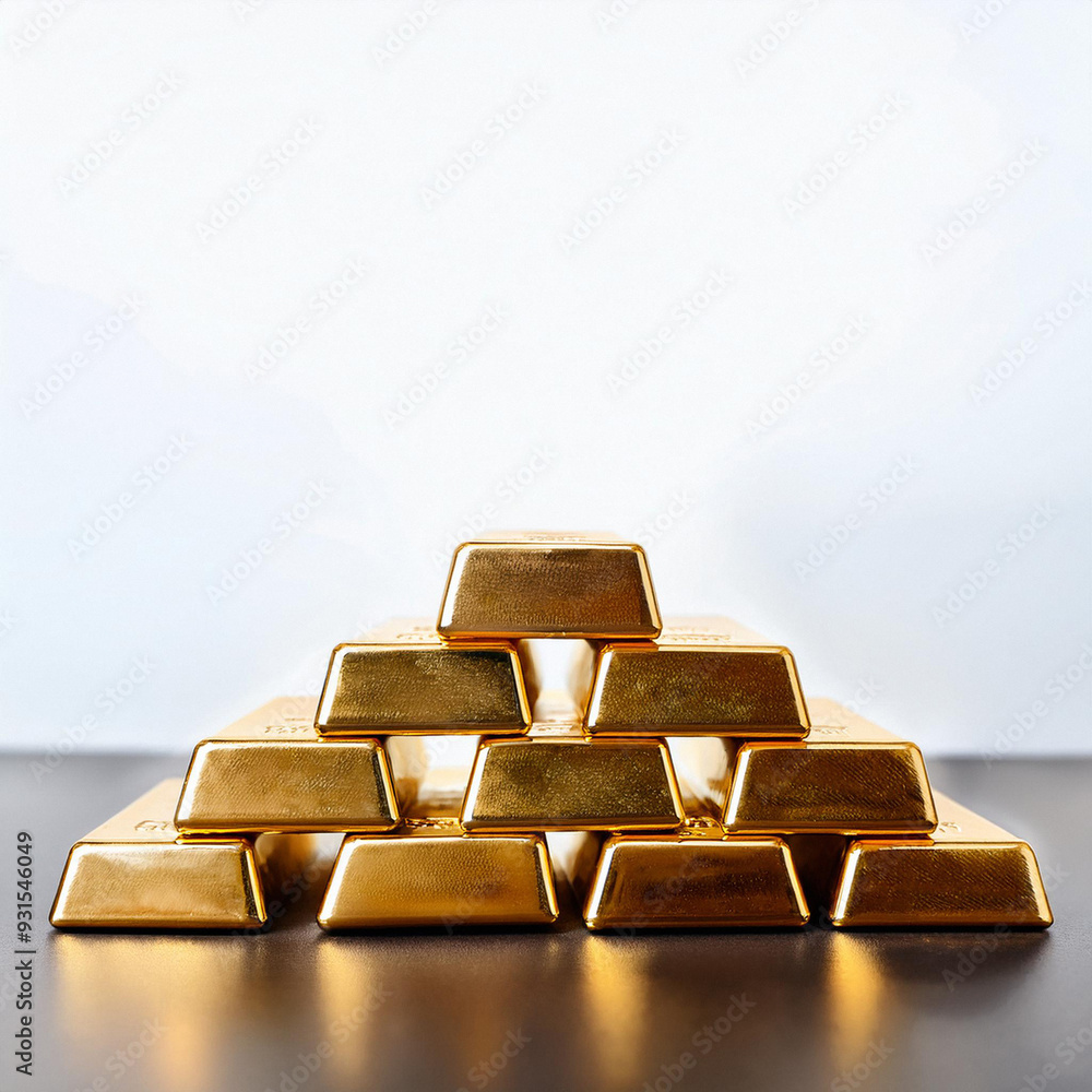 Gold bar with wealth concept and; finance marketing. ai generated Gold bar with wealth concept and; finance marketing. ai generated