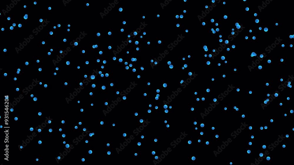 Abstract Blue Spheres Background Abstract Blue Spheres Background