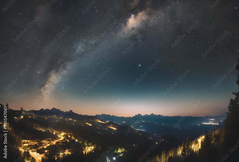 Fototapeta premium time lapse of clouds over the city