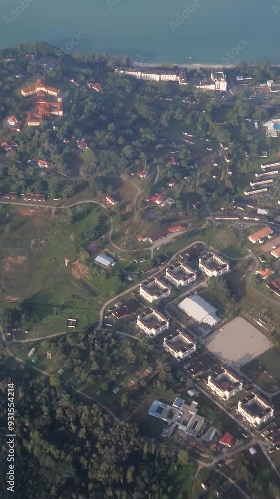 flight in the sky of malaysia and view of around kuala lumpur city from above during flight flight in the sky of malaysia and view of around kuala lumpur city from above during flight