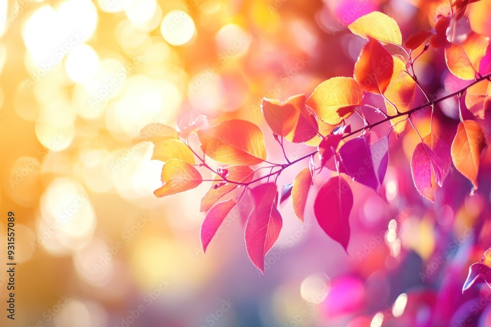 Fototapeta premium Autumnal Leaves in Soft Light