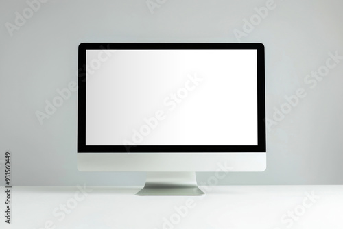 PNG desktop screen mockup, transparent background