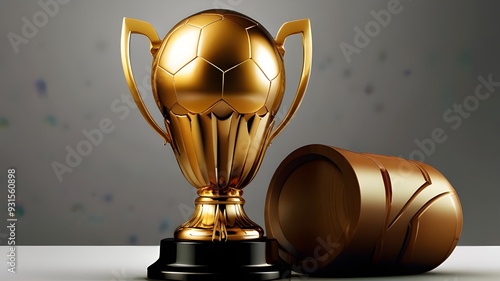golden trophy cup