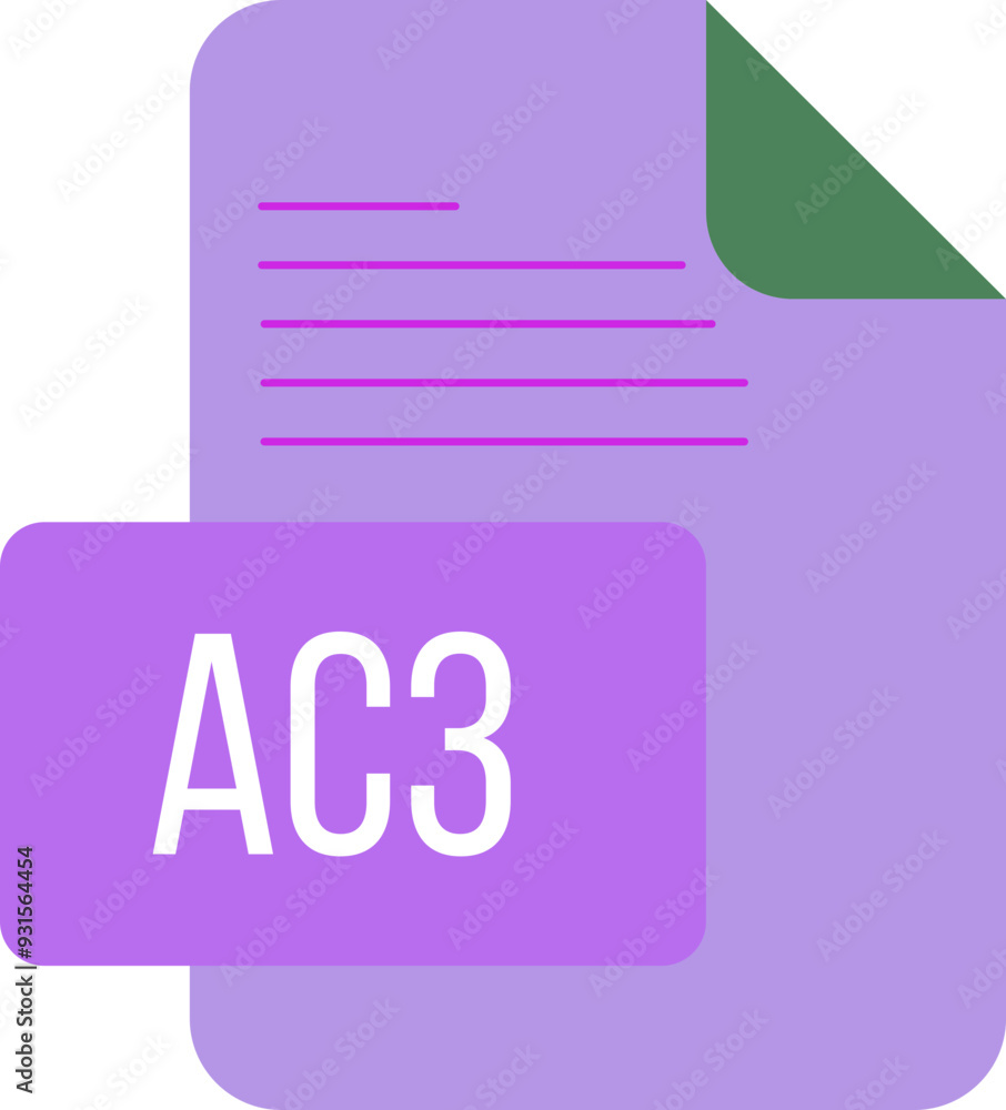 AC3 ip icon black & grey fill with symbol