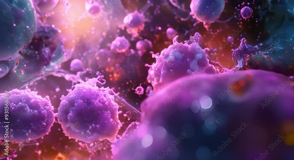 Microscopic view of neurons in a neural network, showcasing intricate connections with a vibrant, glowing design. Microscopic view of neurons in a neural network, showcasing intricate connections with a vibrant, glowing design.