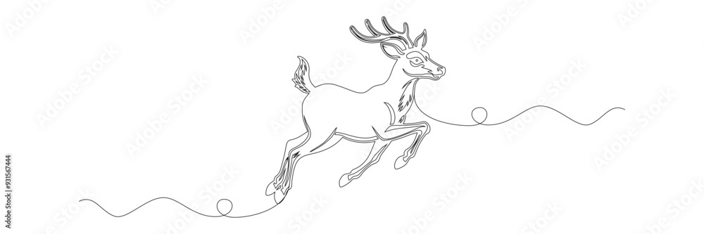 Lineart deer vector editorial content Lineart deer vector editorial content