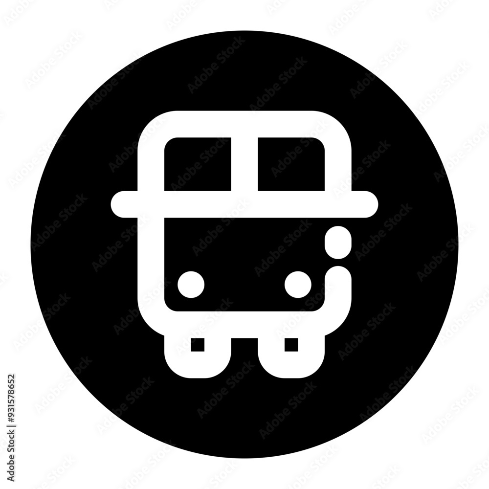 School Bus Circular Broken Line Style Icon Perfect for School and Education Theme School Bus Circular Broken Line Style Icon Perfect for School and Education Theme