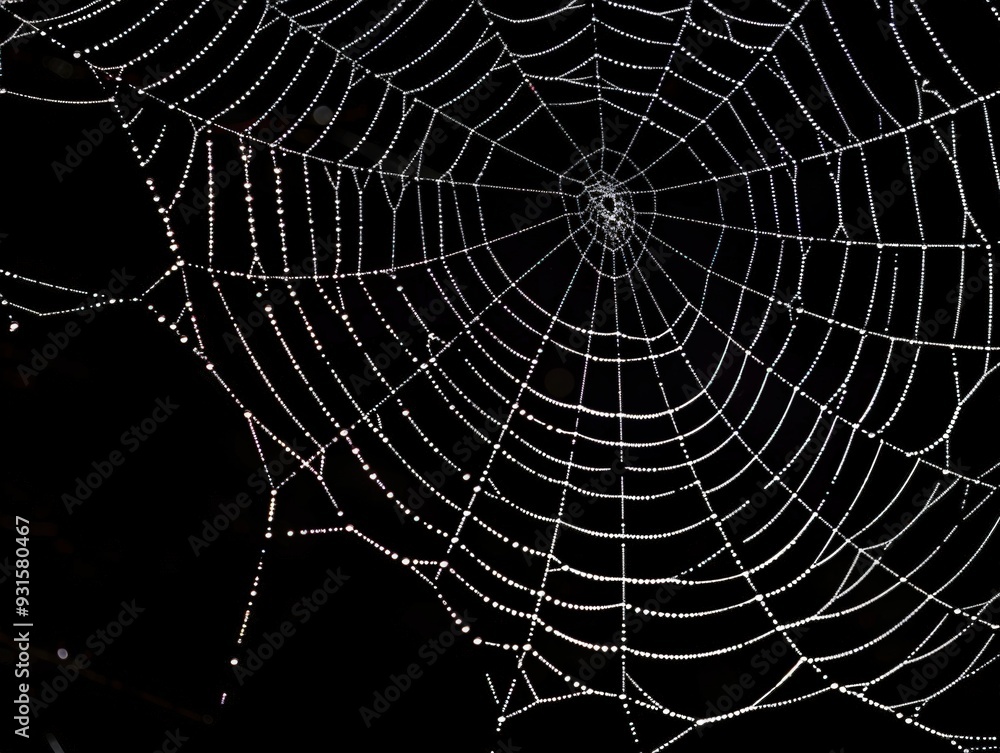 Fototapeta premium Delicate spiderweb