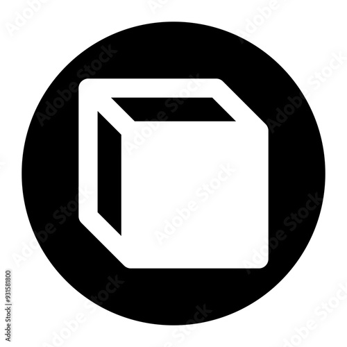 Free Download Cube Circular Filled Style Icon Perfect for School and Education Theme - GFXLoad