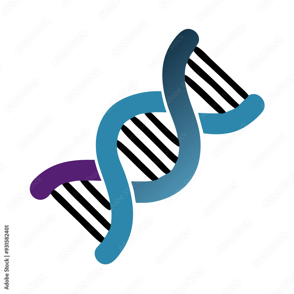 A DNA double helix pattern A DNA double helix pattern