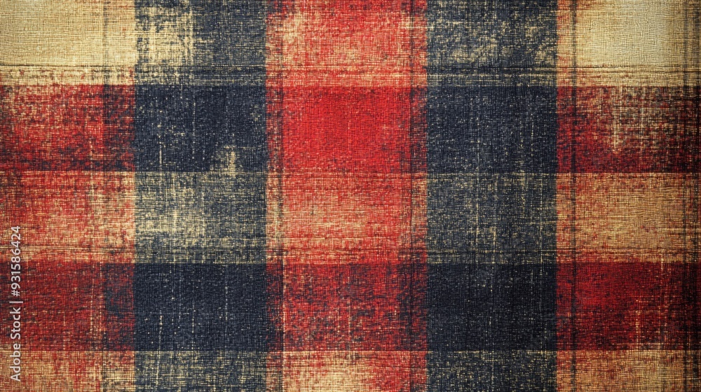 Traditional plaid textile pattern in red and green tones. Perfect for Christmas themes, cozy interiors, or classic designs. Traditional plaid textile pattern in red and green tones. Perfect for Christmas themes, cozy interiors, or classic designs.