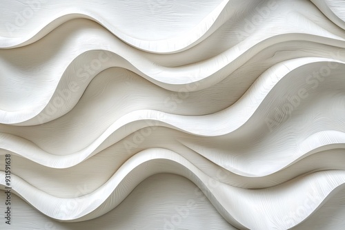 Abstract background of white plywood texture created with generative AI