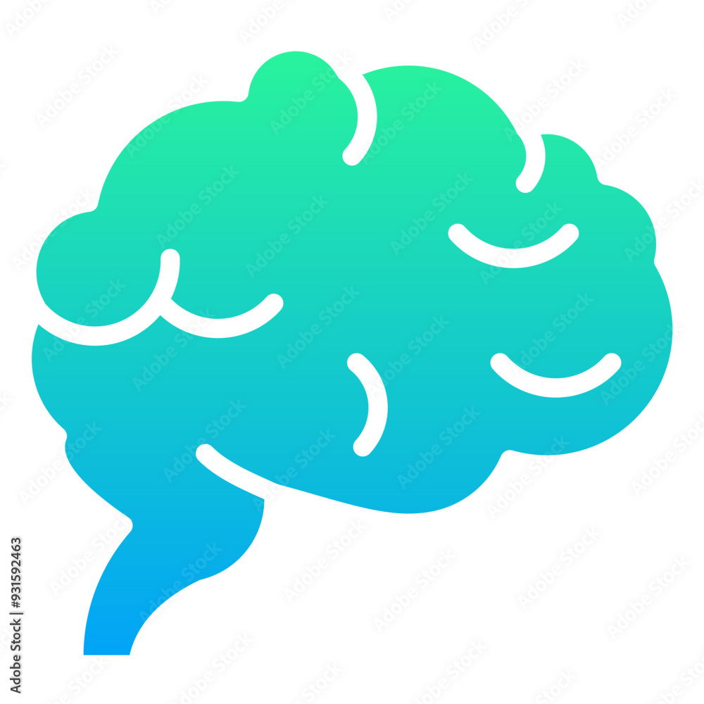 Obraz premium Brain Icon