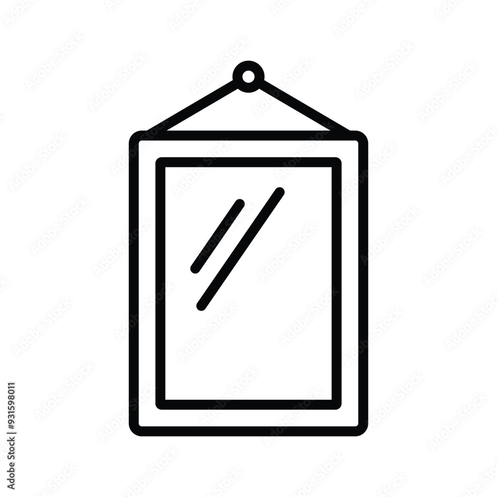 mirror icon vector design template simple and clean mirror icon vector design template simple and clean