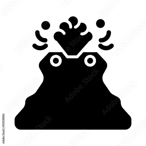 Eruption glyph icon