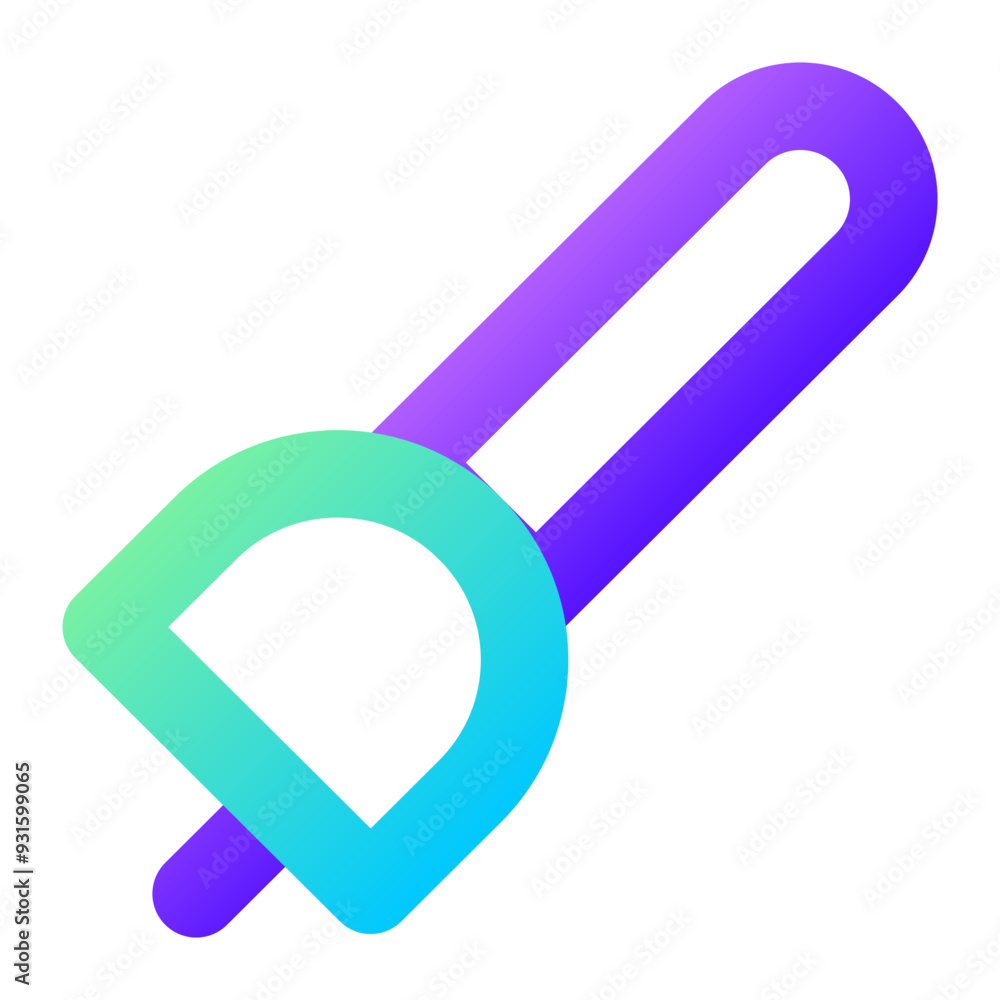 Bell Gradient Outline Two-Tone Style Icon Perfect for School and Education Theme Bell Gradient Outline Two-Tone Style Icon Perfect for School and Education Theme