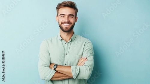 The smiling young man