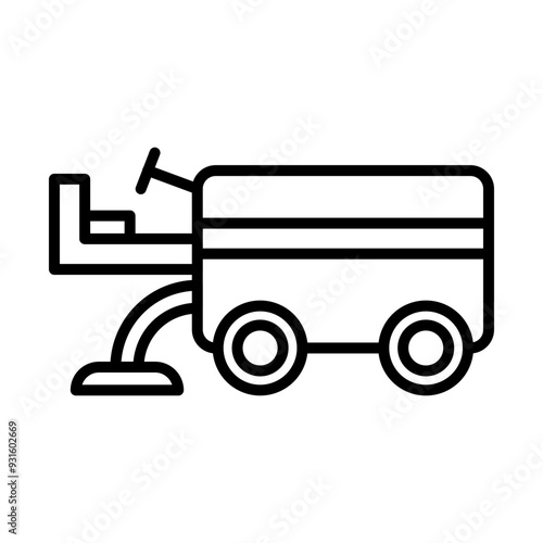 Zamboni line icon