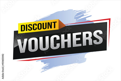 discount voucher vouchers special offer poster banner graphic design icon logo sign symbol social media website coupon advertising store shop online, website, landing page

