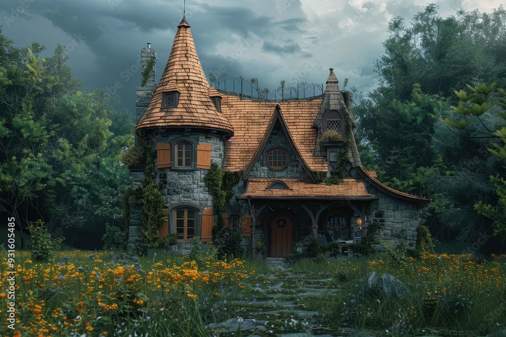 House in a fantasy world House in a fantasy world