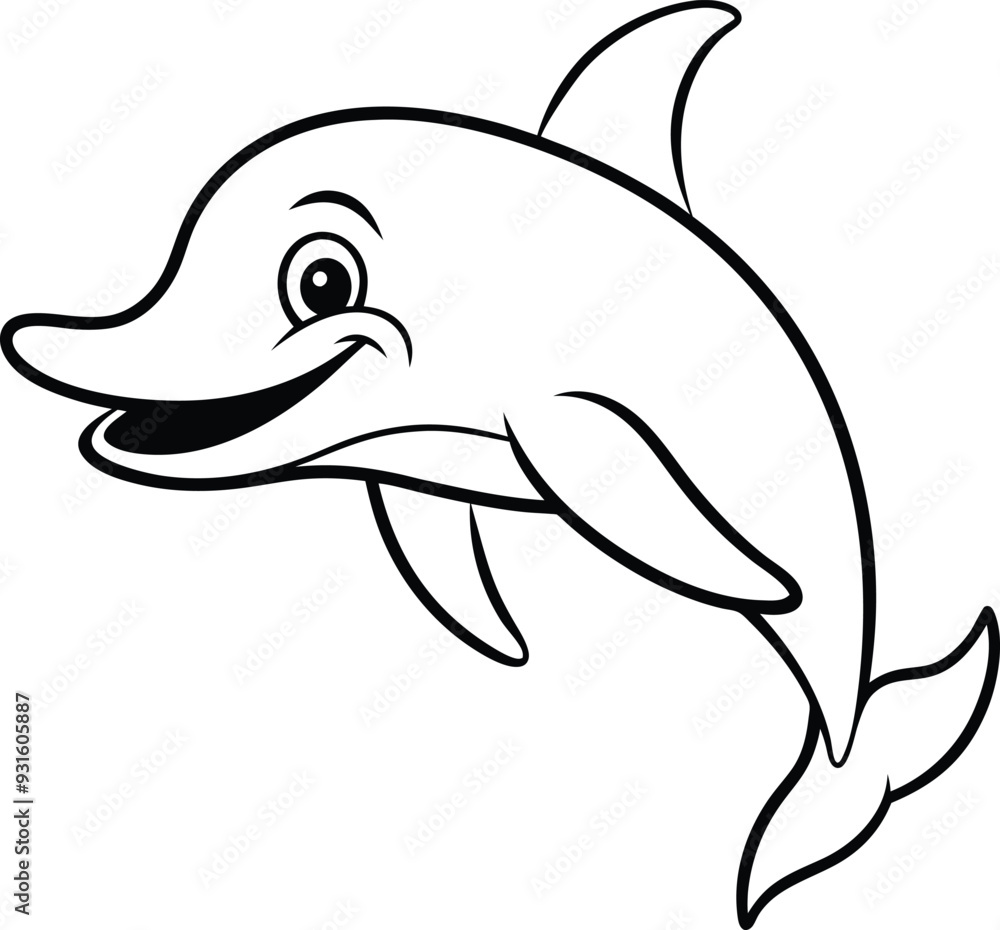 Dive into fun with dolphin coloring pages! Perfect black and white illustrations for kids to bring to life Dive into fun with dolphin coloring pages! Perfect black and white illustrations for kids to bring to life