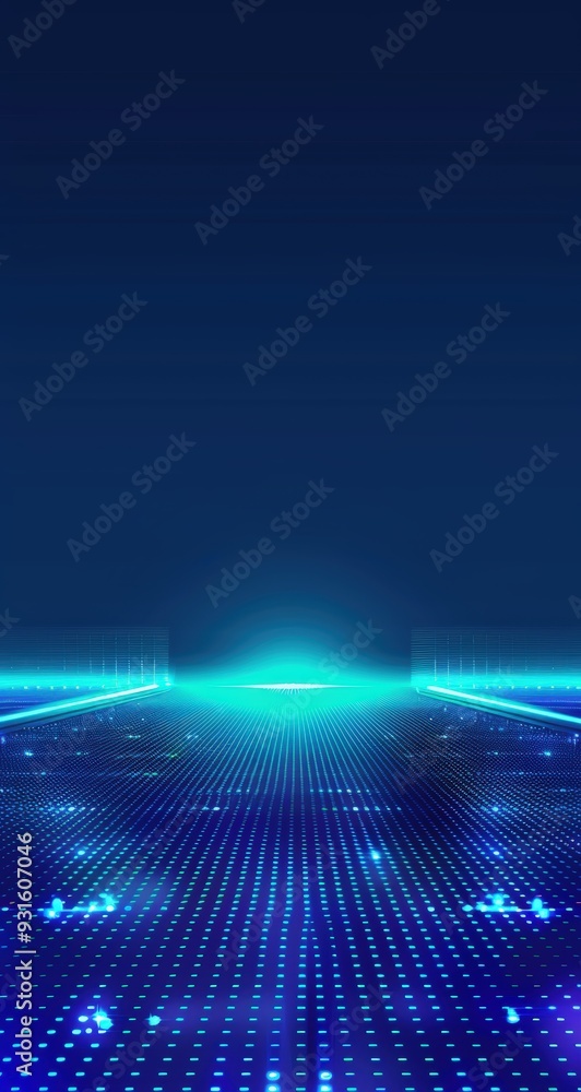 Abstract blue tech background Abstract blue tech background