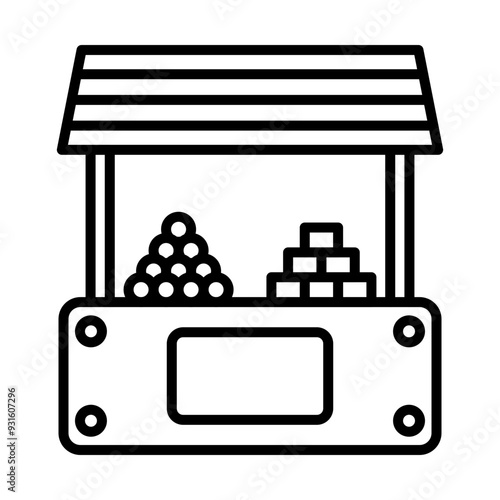 Flea Market line icon