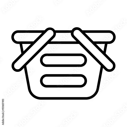 Market Basket line icon